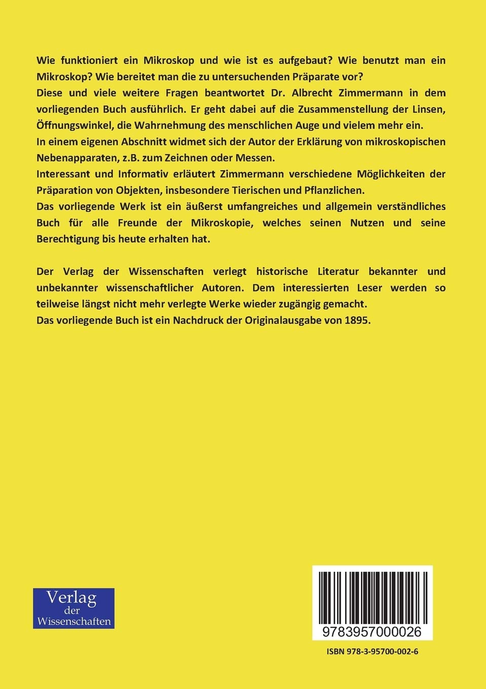 Das Mikroskop: Ein Leitfaden der wissenschaftlichen Mikroskopie