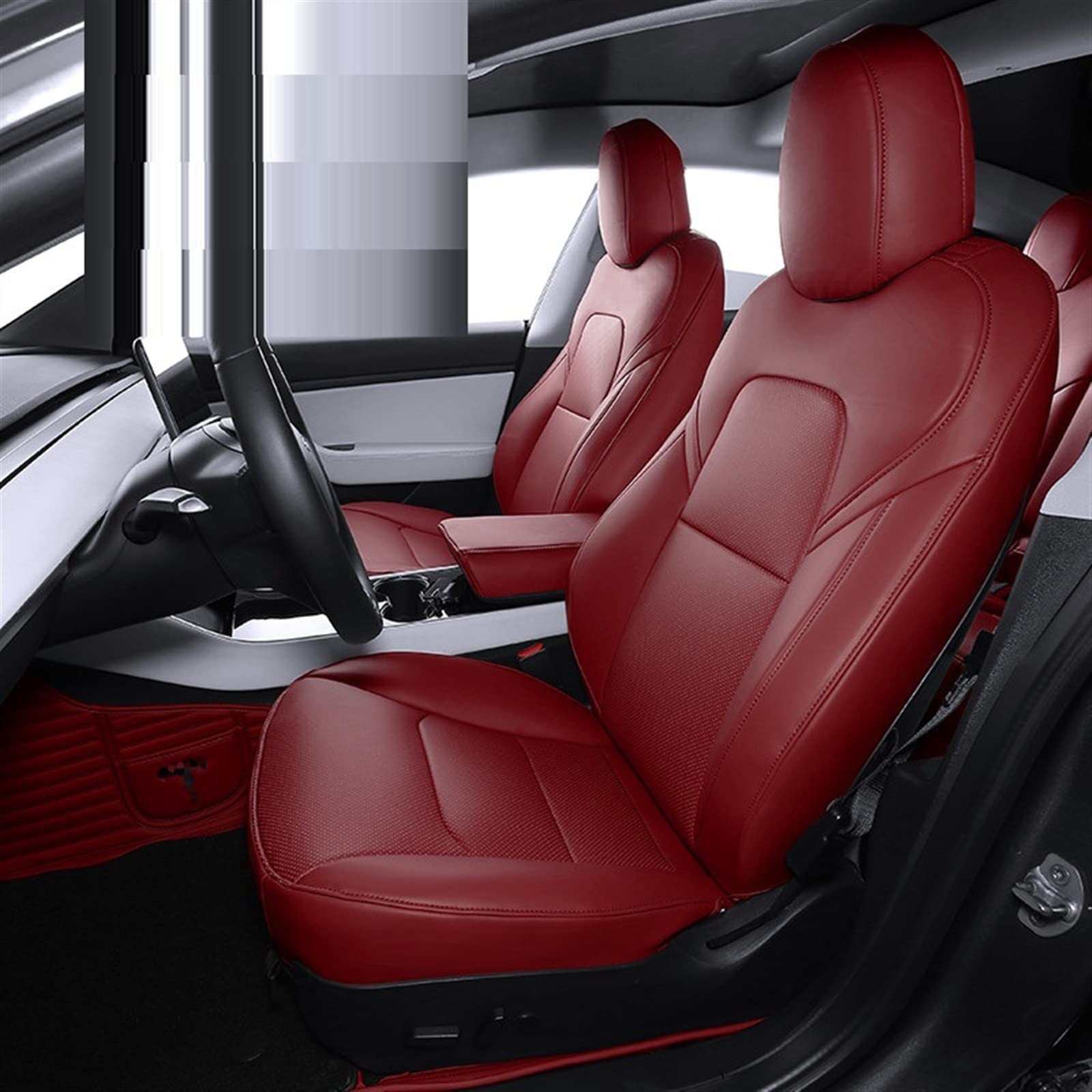 NOHEEU Car Seat Cushion Covers Pads For Tesla Model 3 Y S Auto Automotive Interior Accessories