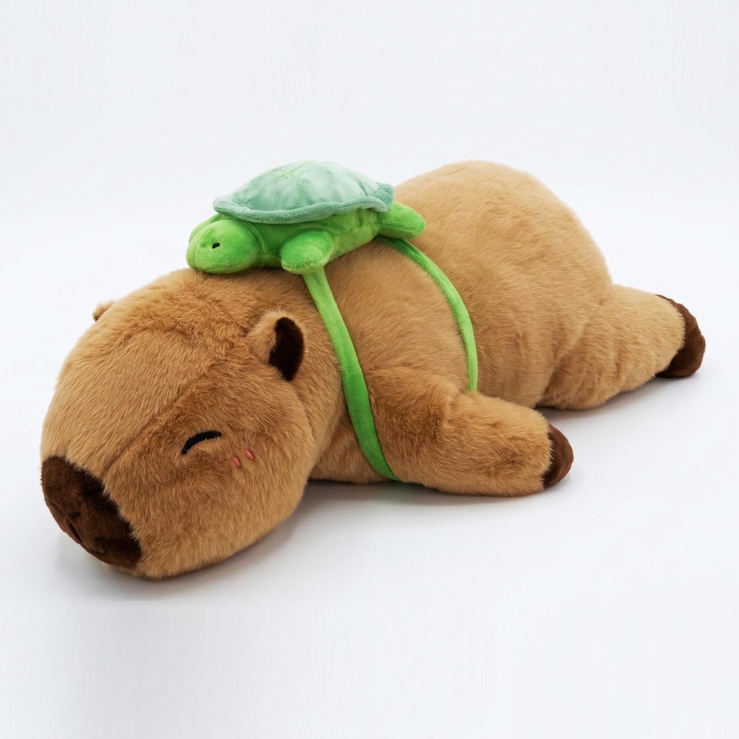 FoxVilla Weighted Stuffed Animals, Large Weighted Plush Stuffed Animals for Adults, Cute Soft Weighted Plush Throw Animal Pillow Toy, Birthday Gifts for Adults Kids (Capybara, Large)