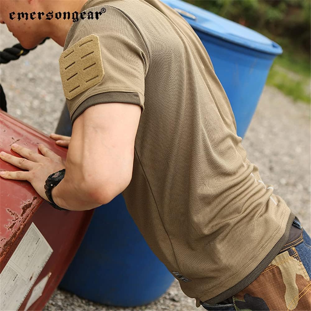 EMERSONGEAR UMP Frogmen Military Shooting Airsoft Paintball Hiking Training Sport Shirt for Men Short Sleeve Youth T-Shirt