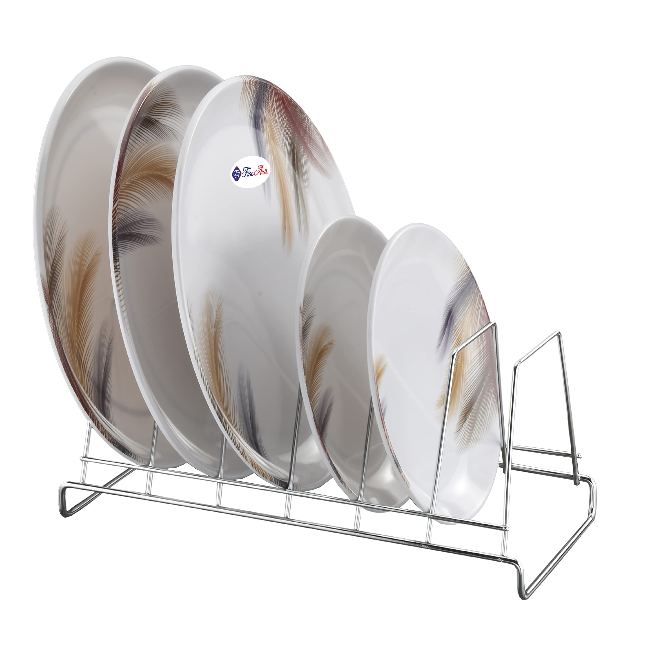 Stainless Steel Plate Stand - Organize Your Kitchen -2