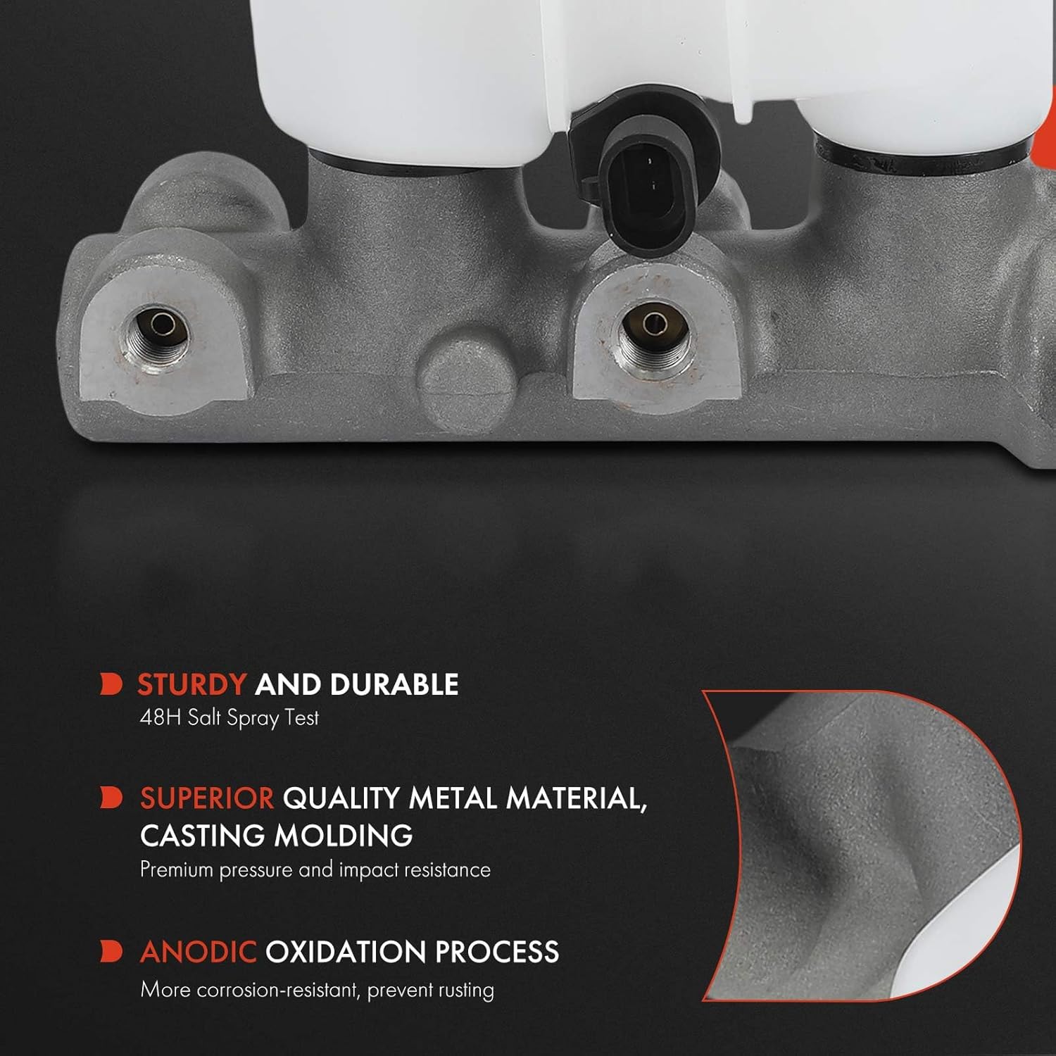 A-Premium Brake Master Cylinder with Reservoir and Cap Compatible with Dodge and Plymouth Vehicles - Neon 1995 1996 1997 1998 1999 - Replace