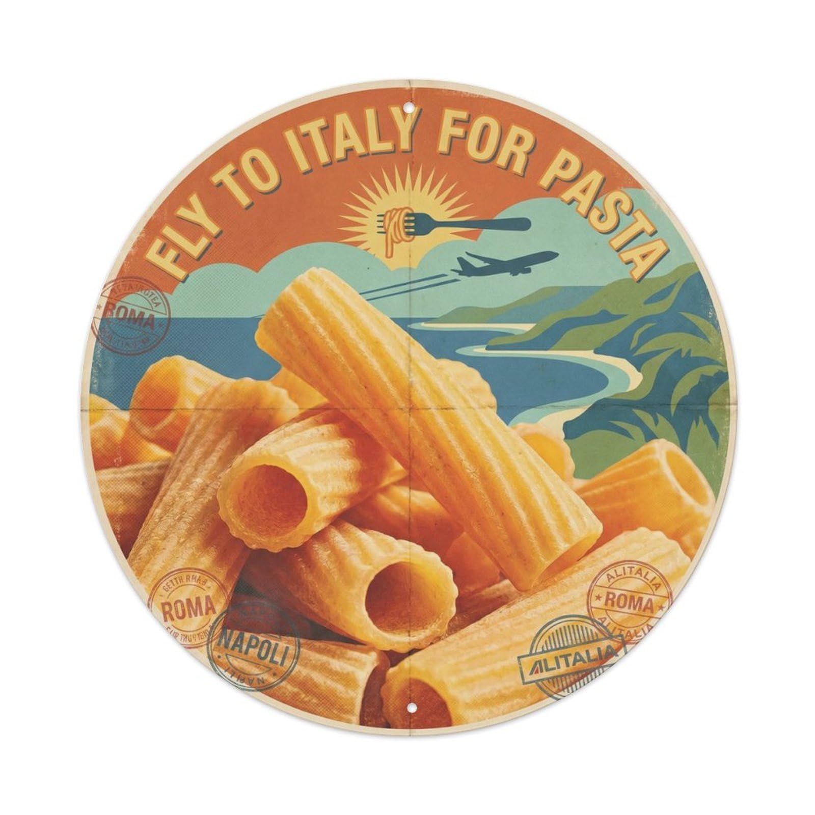 Pasta Special Vintage Diner Food Culture Metal Tin Sign