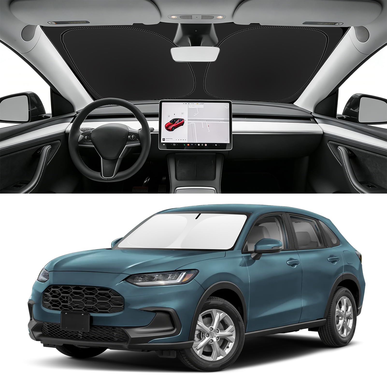 Custom Fit Windshield Sun Shade for Honda HRV 2023-2026 2027