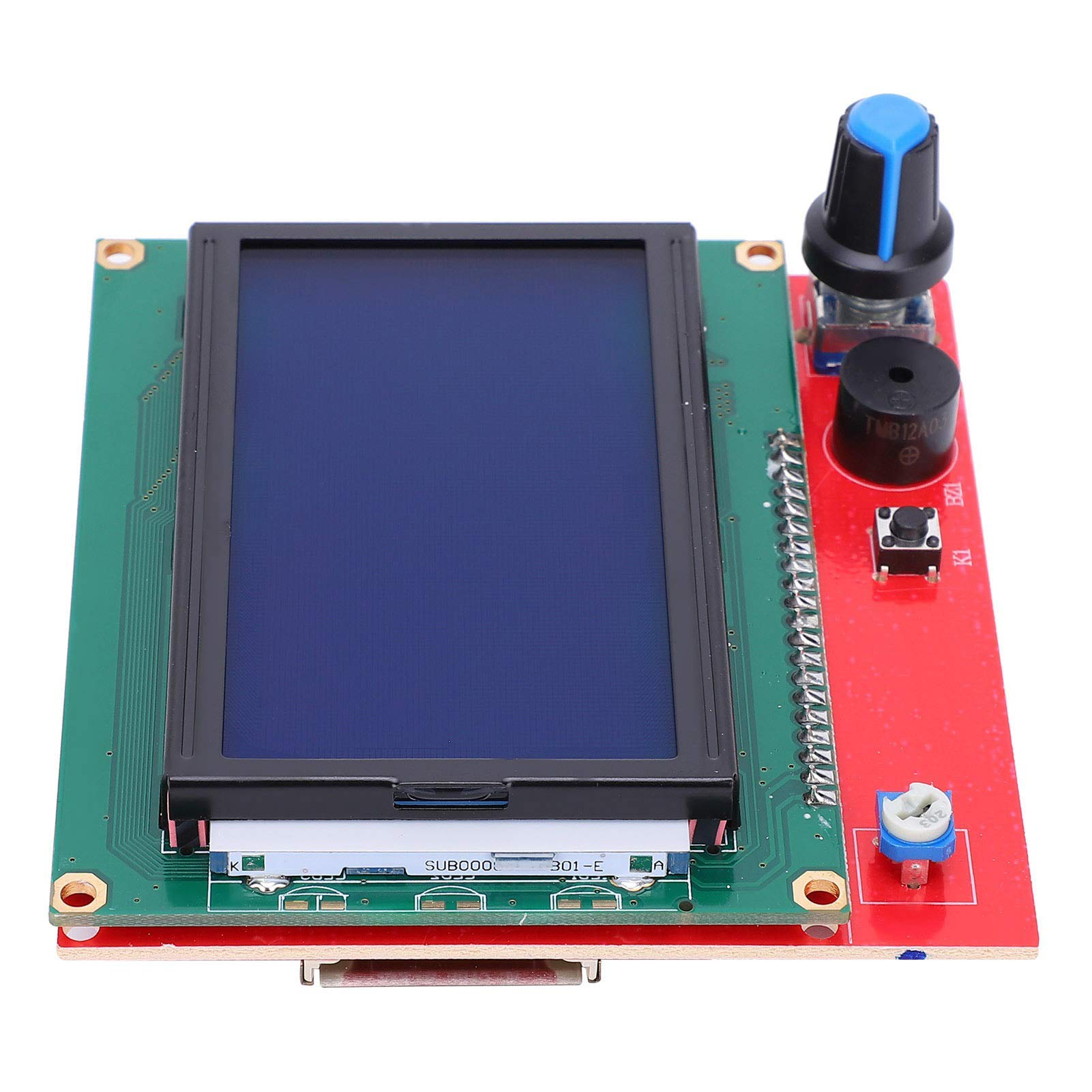 Carte contrôleur d'affichage Intelligent Graphique LCD 12864, Carte contrôleur Intelligente pour imprimante 3D, avec câble, pour imprimante 3D RepRap RAMPS 1.4