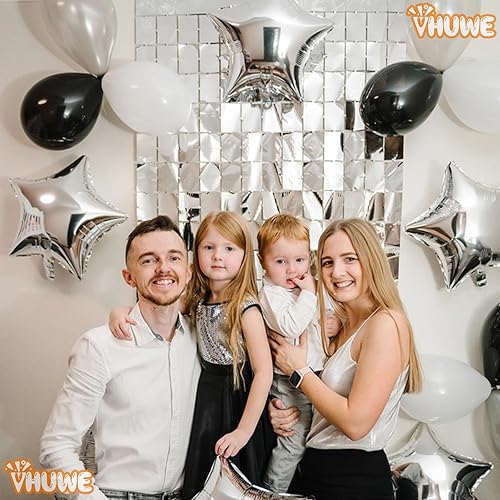 Miniatura 45 de Globos de estrella rosa de 18 pulgadas, 10 unidades de globos metálicos de aluminio de helio de Mylar en forma de estrella rosa caramelo para Globos