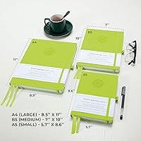 Vista 2 de Smart Planner Pro – Undated Daily Planner – Small A5 – Achieve Goals & Increase Productivity – Weekly, Monthly, Work Sections, Organizer Diary with