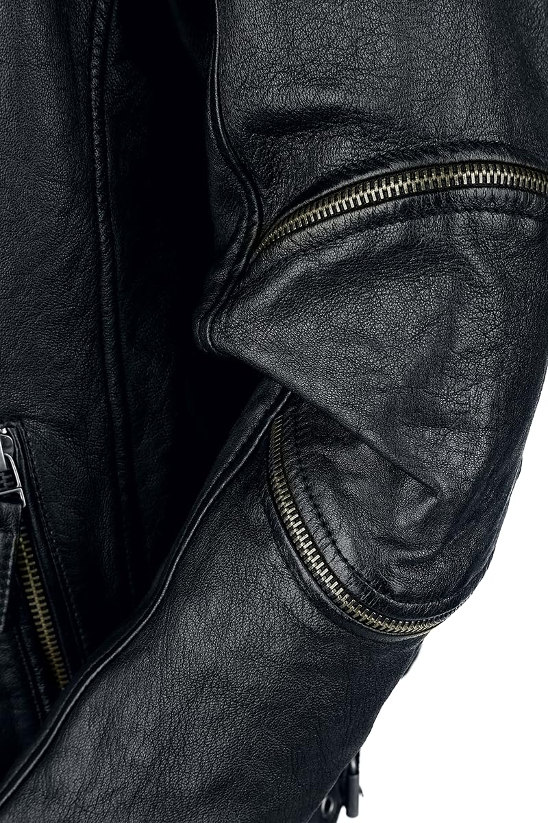 Metallica Master Of Puppets Männer Lederjacke schwarz Band-Merch, Bands