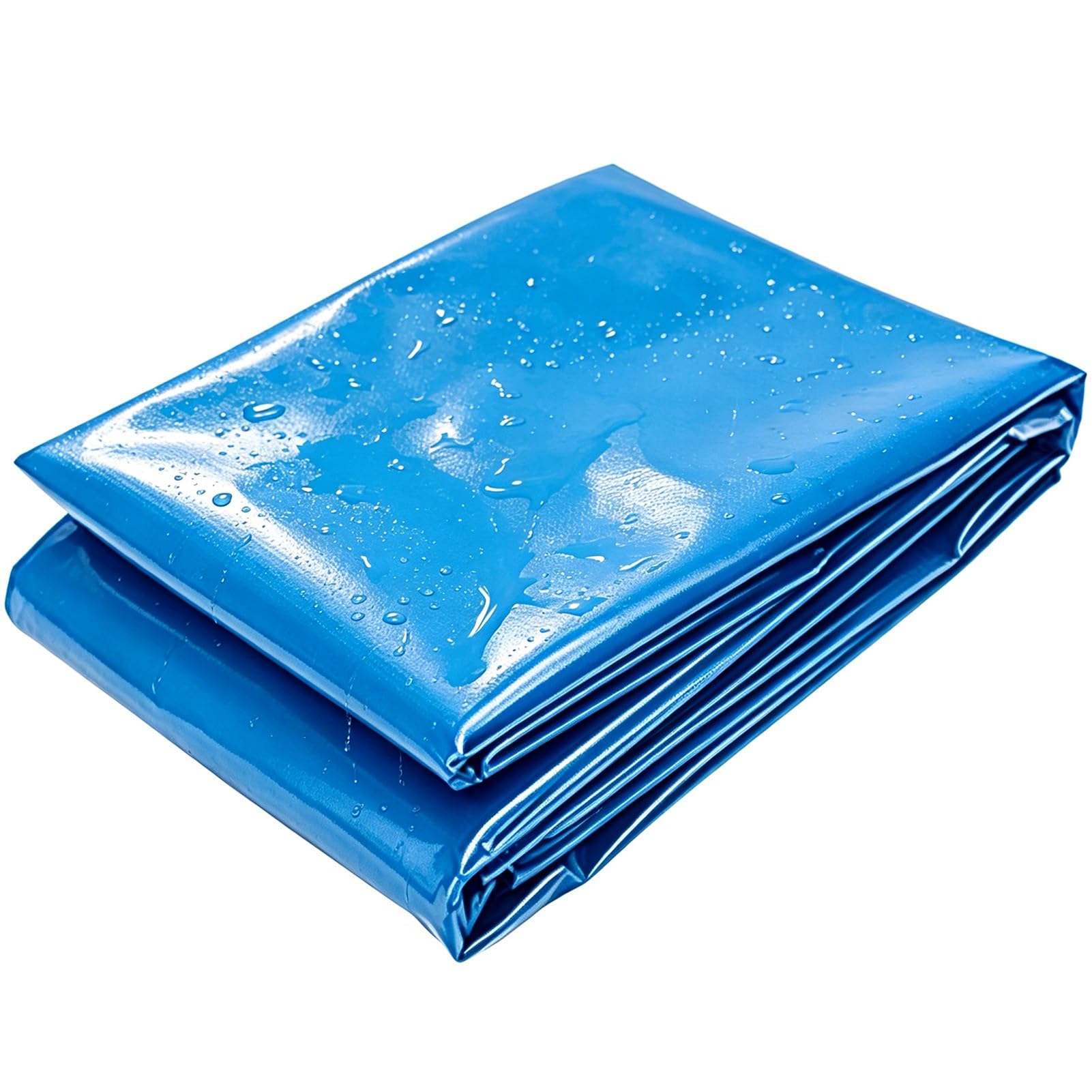 Hamankim Blue HDPE Pond Underlay 1x8m 2x3m 3x4m 4x5m 5x7m 6x10m 8x12m 10x15m Leak-Proof Waterproof Membrane for Koi Ponds Fish Ponds Natural Looking Ponds Aquaculture
