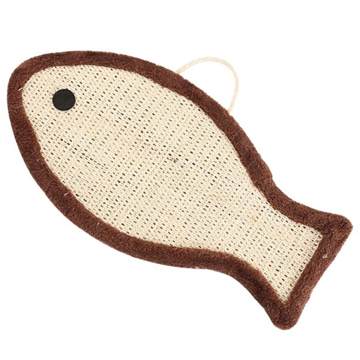 Emily Pets Cat Scratching Board Creative Fish Shaped Hanging Cat Claw Toy Sisal Pad Scratch Lounge Durable Scratching Pad Interaction Rope Toy(Black) (B09QXBMX4V) Amazon Price History, Amazon Price Tracker