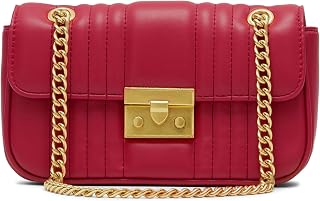 Miraggio Naomi Solid Quilted Crossbody Bag with Convertable sling strap for Women Price In India