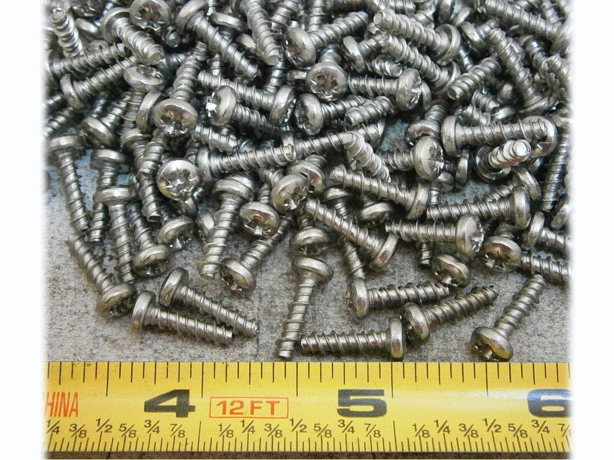 New Thread Forming Screws #6 x 1/2" inch Pan Head Hi-Low Stainless Pack of 50 #PL2640-A Warranity by Pr-Merchant