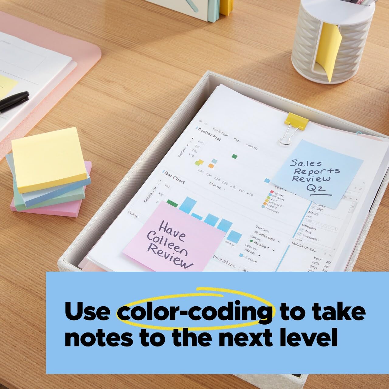 Post-it Super Sticky 100 Recycled Pop-up Notes 3 in x 3 in 70 Sheets 6 Pads Wanderlust Collection — view 8