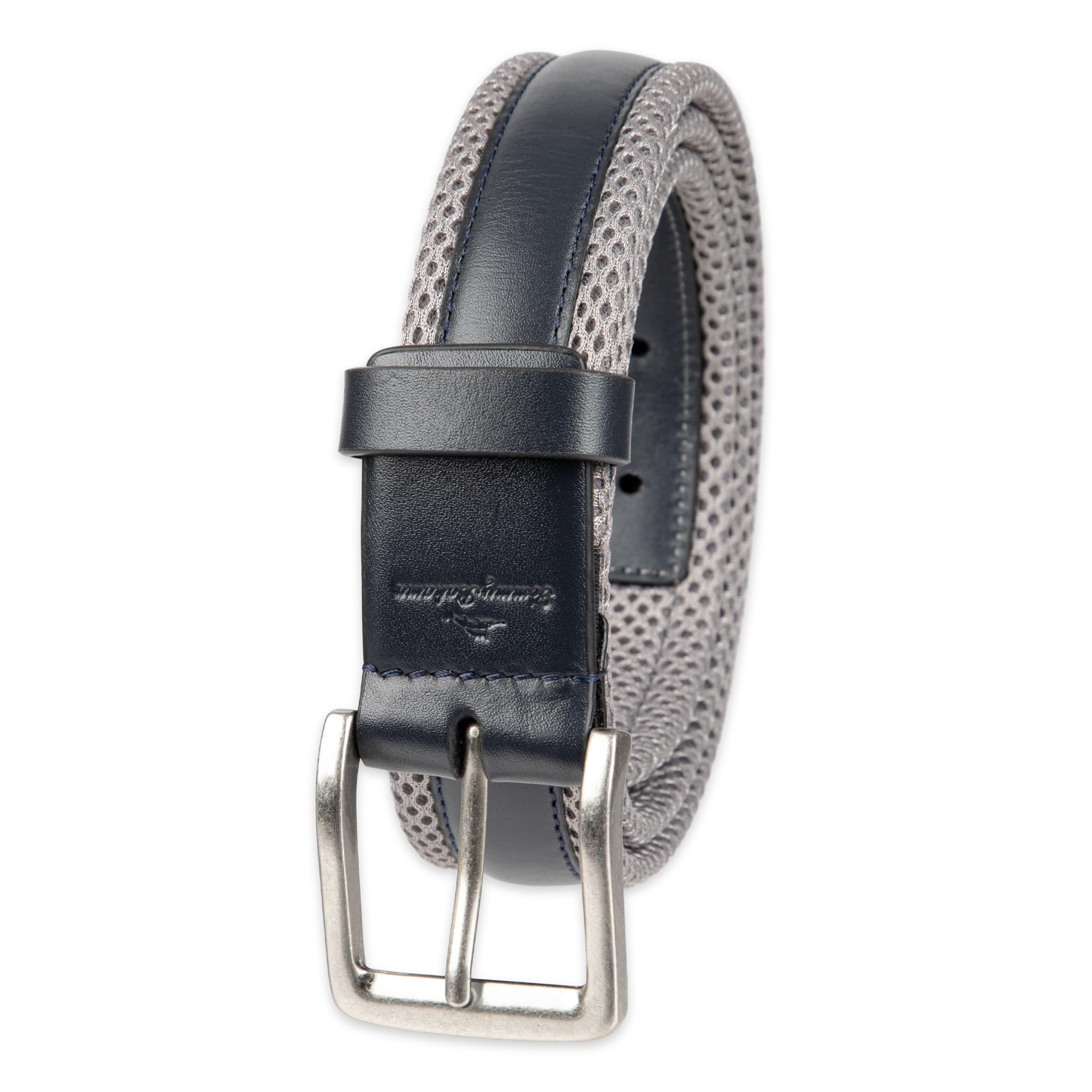 

                                                    Tommy Bahama Men's Stretch Mesh Belt with Leather 