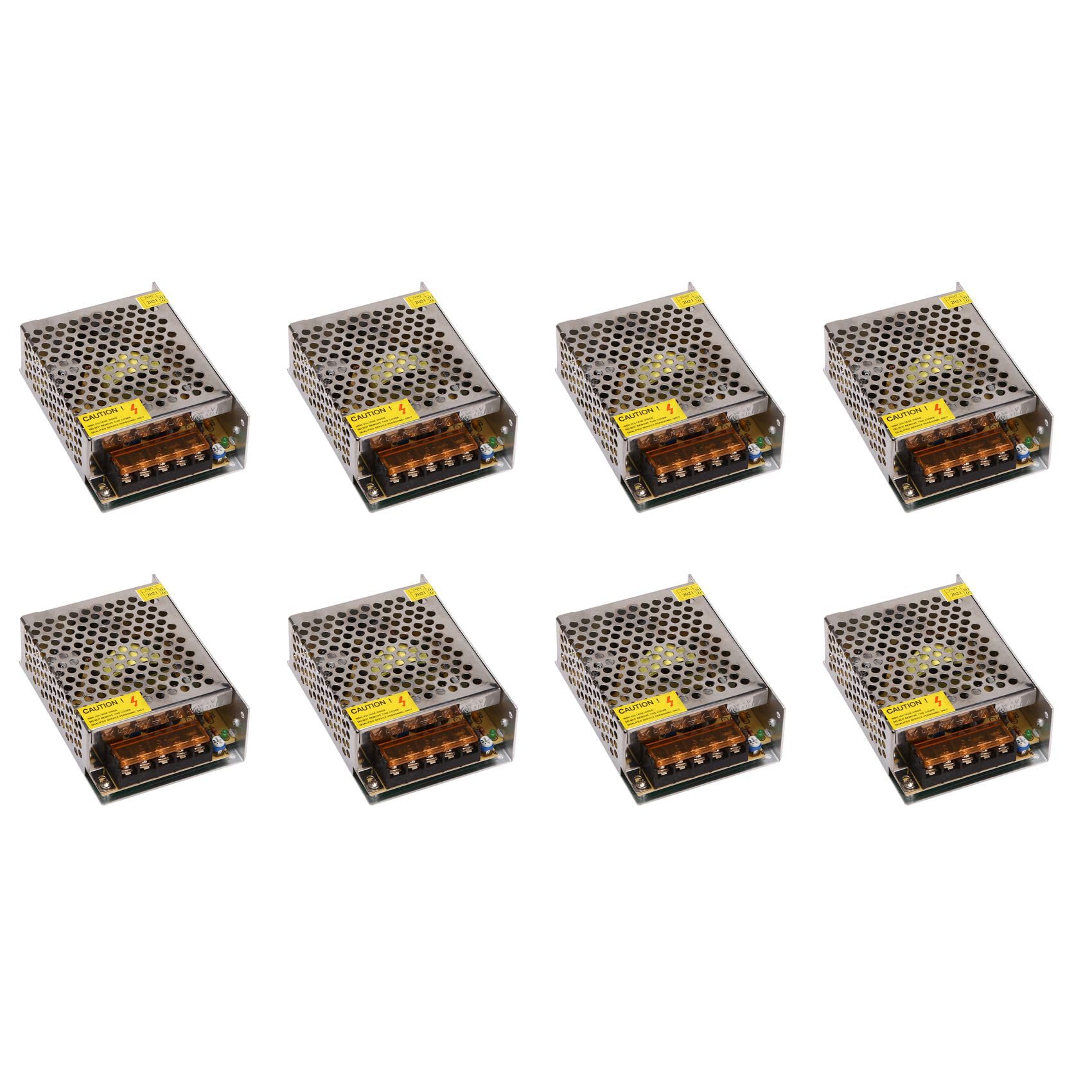 Jnchdghwa 8X 24V 3A Transformer Switch Power Supply 60W LED Strip Switch Driver for CCTV Industrial Control Power Supply Adapter