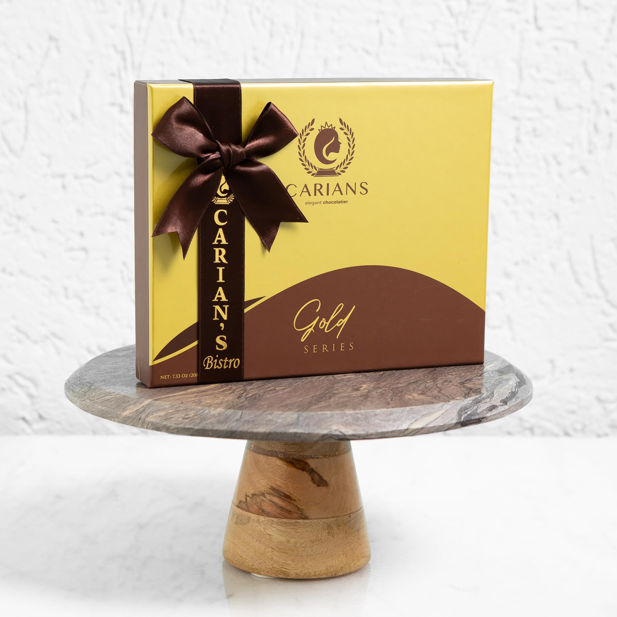 CARIANS Chocolatier Assorted Gourmet Chocolate Gift Box, Dark, Milk, White Chocolates Truffles, Treats for Thank you, Anniversary, Christmas, Thanksgiving: CARIANS Chocolate Gourmet Truffles Box, Chocolate Gift, Assorted Pralines Gift Box, Premium Gourmet Gift Basket, Assortment of Milk and Dark Chocolate