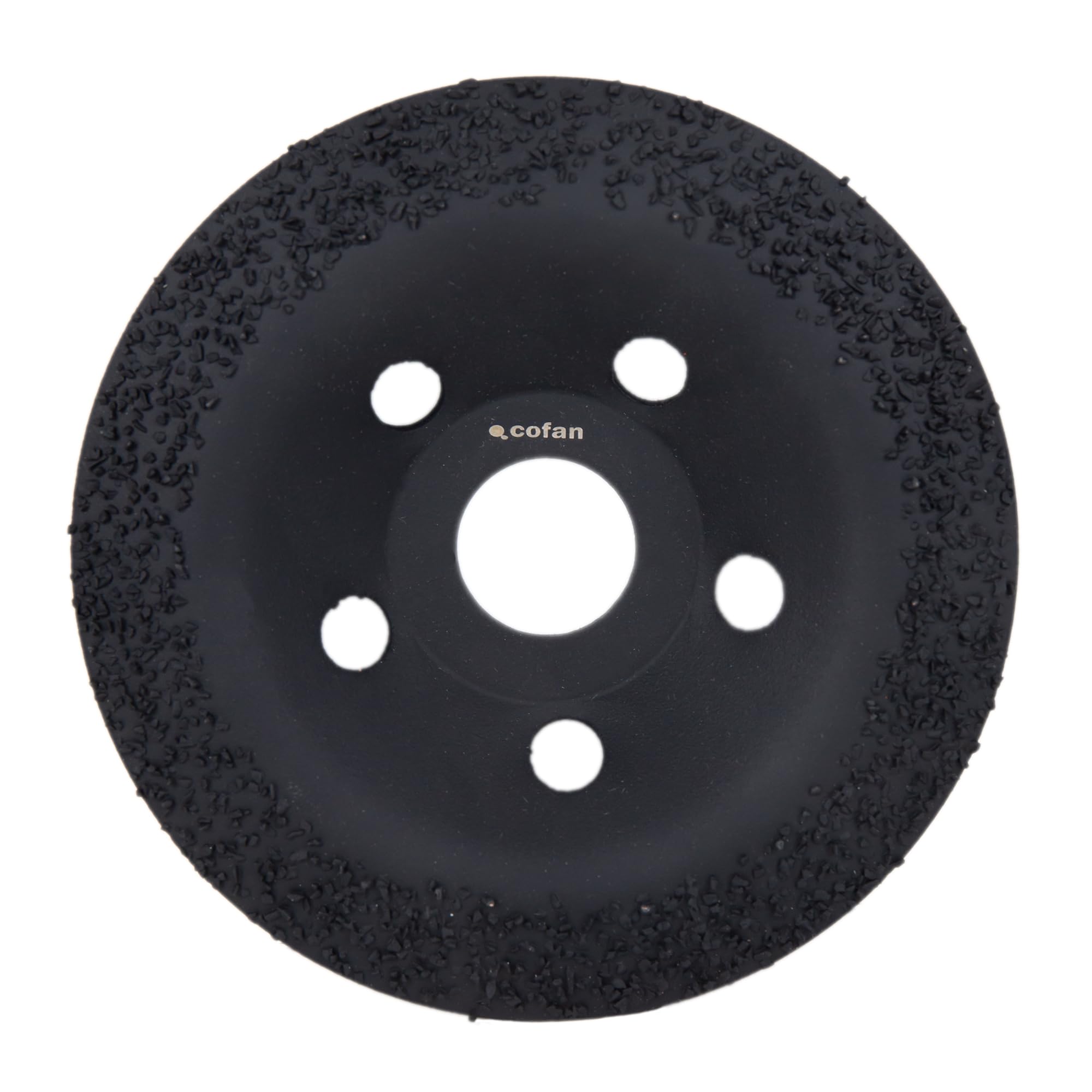Cofan Platorello per smerigliatrice | Placche di carburo di tungsteno | Grana spessa | Dimensioni: Ø115 x 22,23 mm