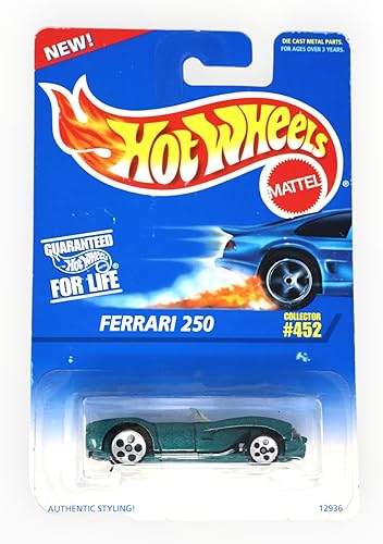 Hot Wheels Ferrari 250 #452 5 Dot Wheels Escala 1:64