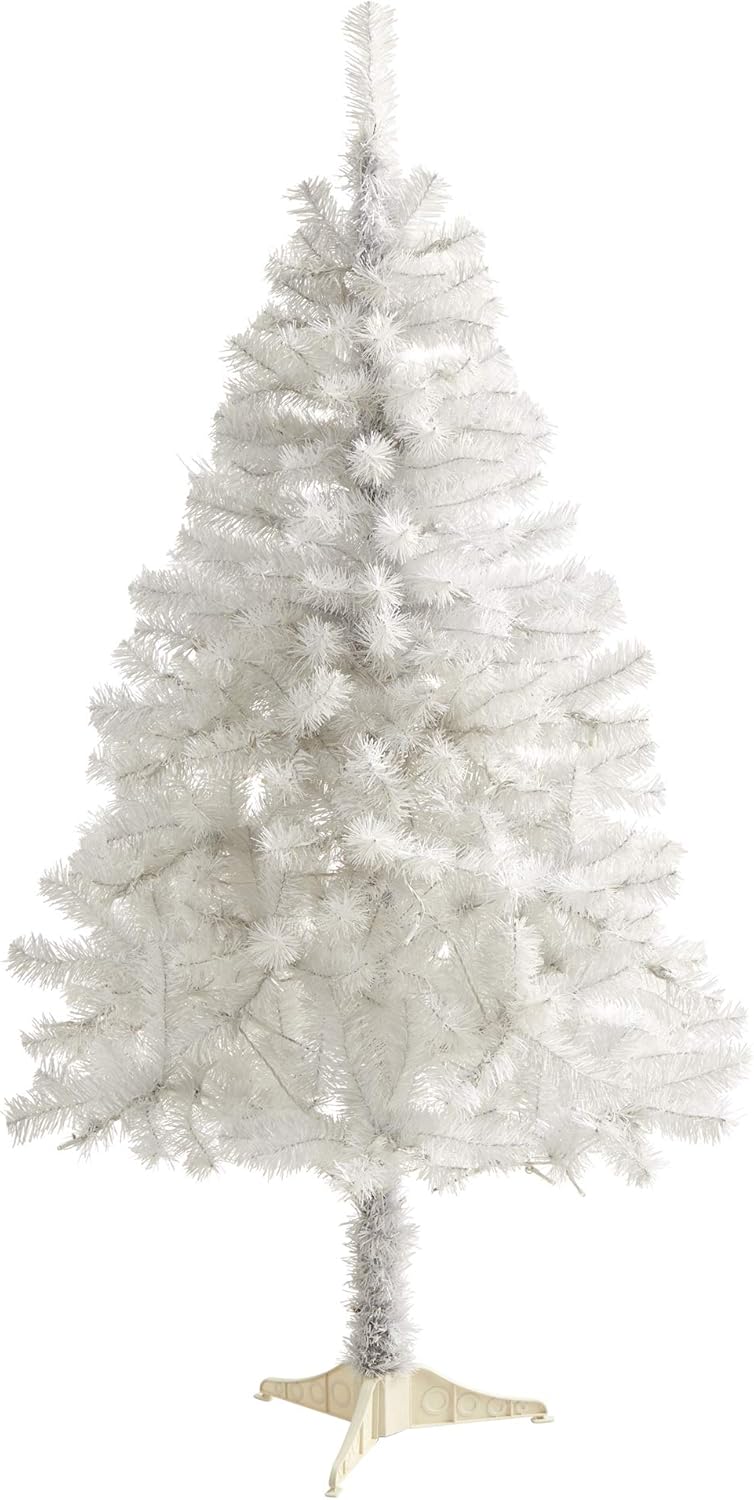 Nearly Natural 5ft. White Artificial Christmas Tree with 350 Bendable Branches