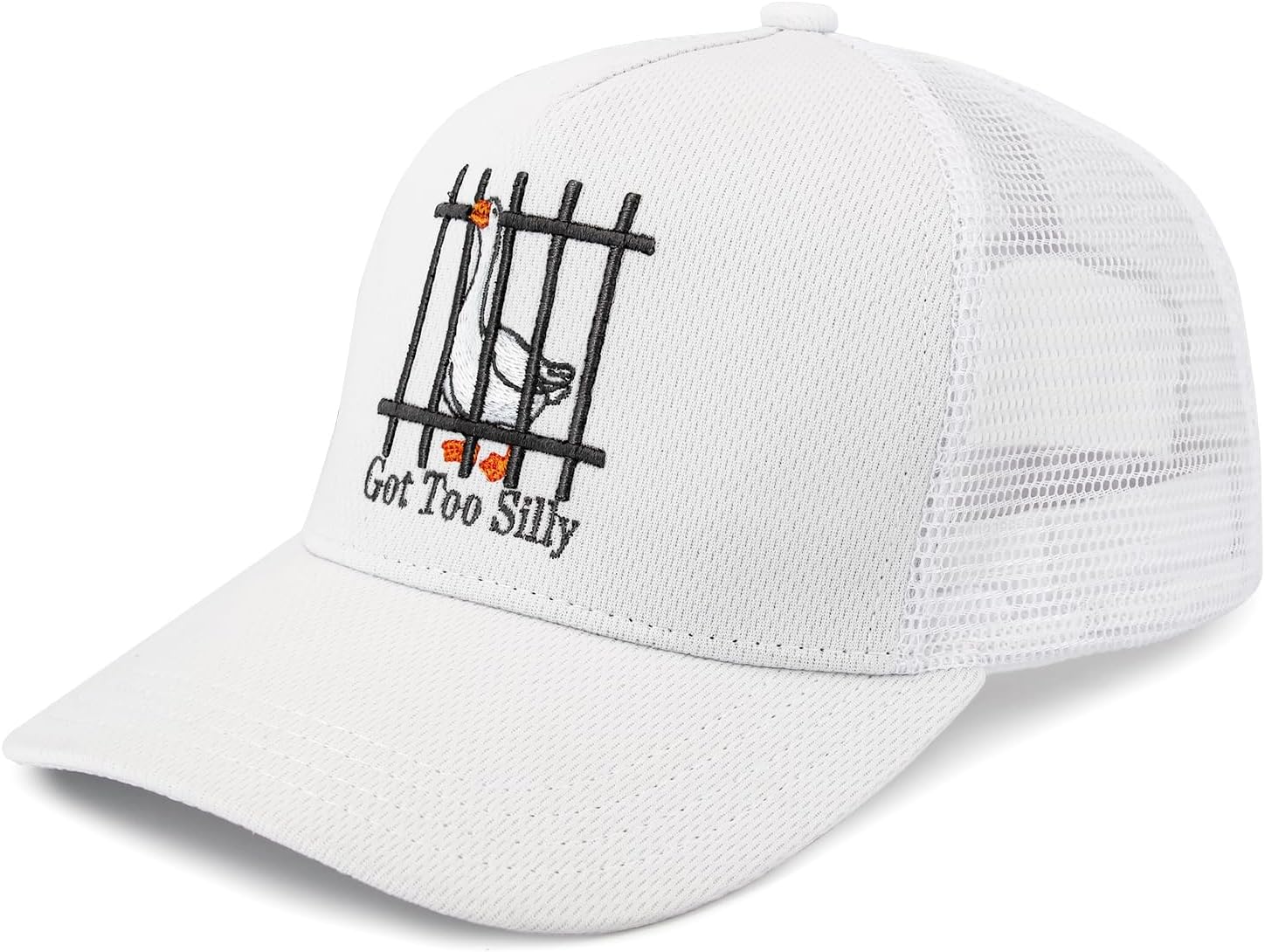 Unisex Trucker Adjustable Mesh Baseball Cap Dad Hat for Men Women Breathable Mesh Side with Stainless Steel Cap Buckle - Image 2