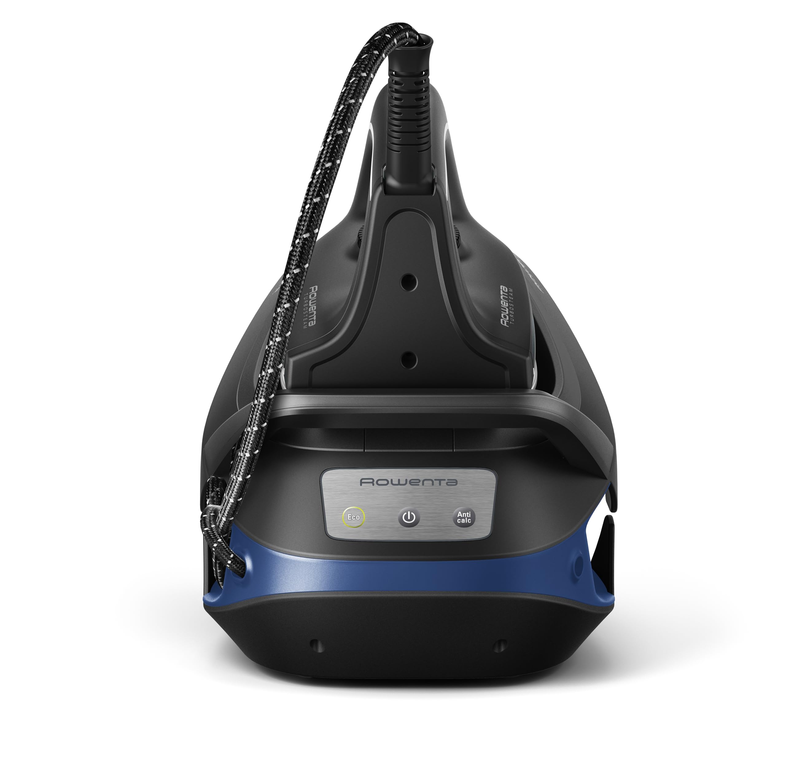 Rowenta Centro de planchado Turbosteam - Potencia 2600W, salida vapor 120g/min, golpe vapor 350g/min, modo Eco, suela MicroSteam400 láser, depósito extraíble XL 1,7L (Reacondicionado)