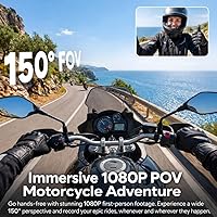 Vista 5 de JETO Mini cámara corporal HD 1080P, cámara portátil con clip giratorio de 360° y clip magnético, gran angular de 150°, funda impermeable, cámara