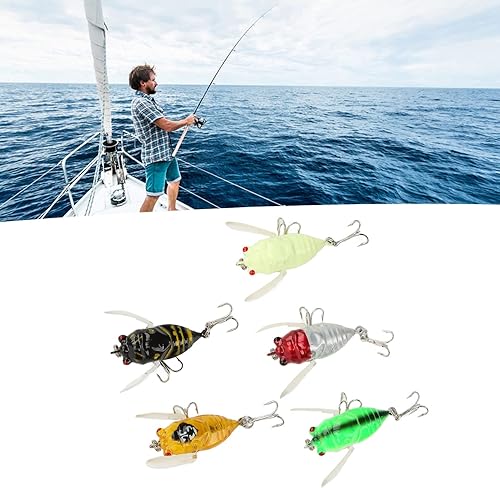 Miniatura 5 de Señuelos de pesca para lubina, señuelos realistas simulan cebo de pesca en forma de cigarrillo, anzuelo artificial de natación de agua dulce, para