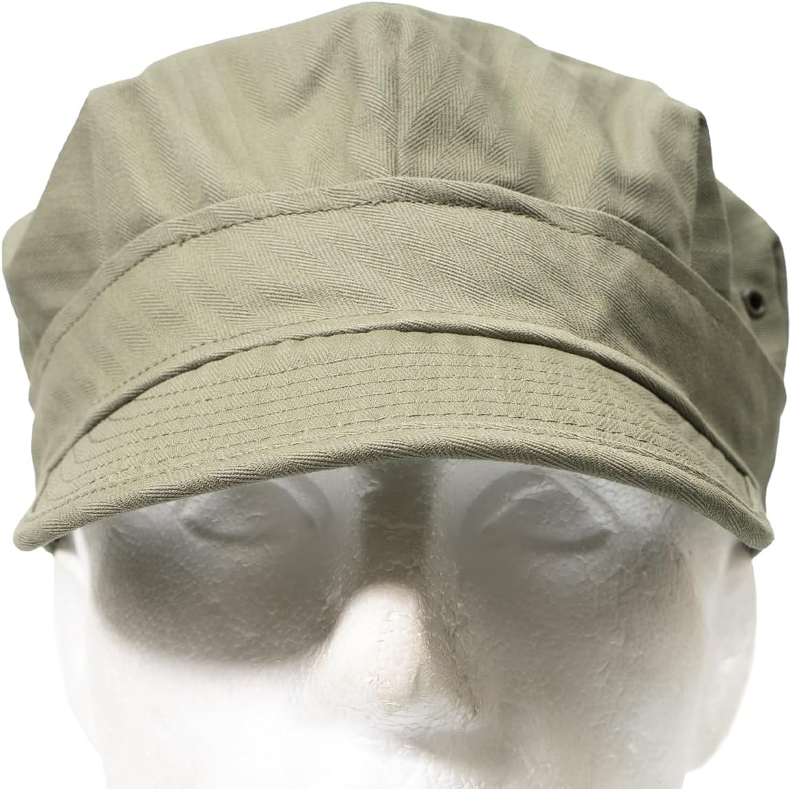 Epic Militaria Reproduction US Army WW2 1st Pattern OD3 HBT Cap Olive Drab