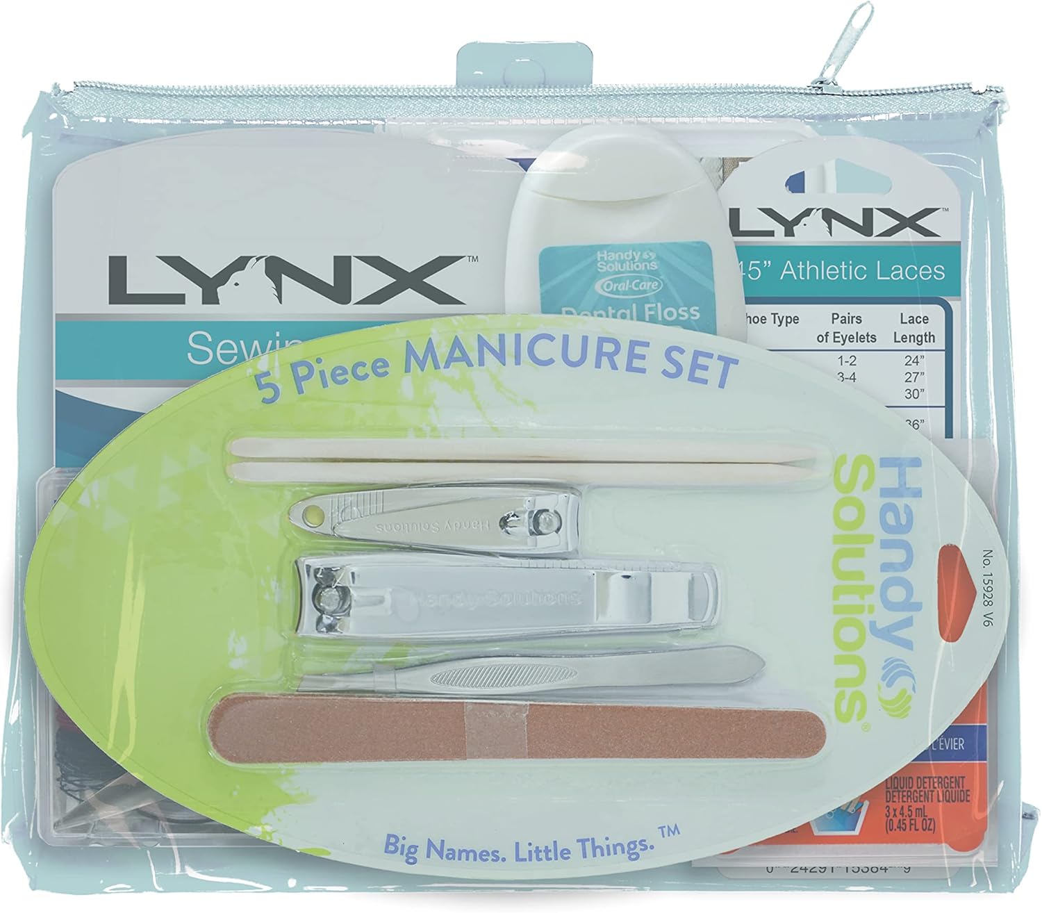 Handy Solutions 11 Piece Anywhere Essentials Travel Kit with