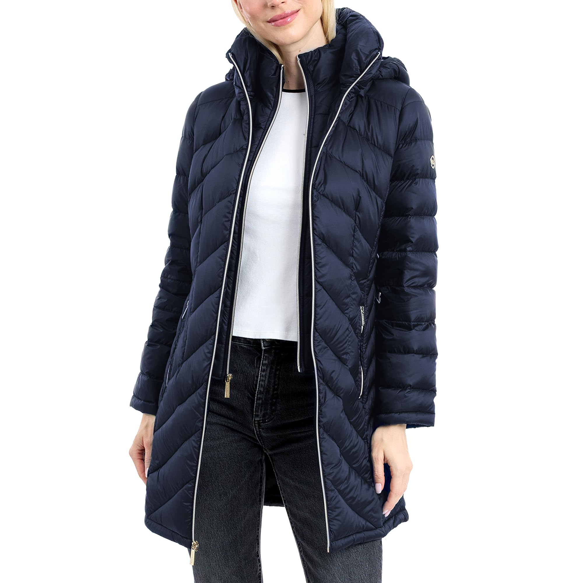 Michael Kors Long Packable Jacket