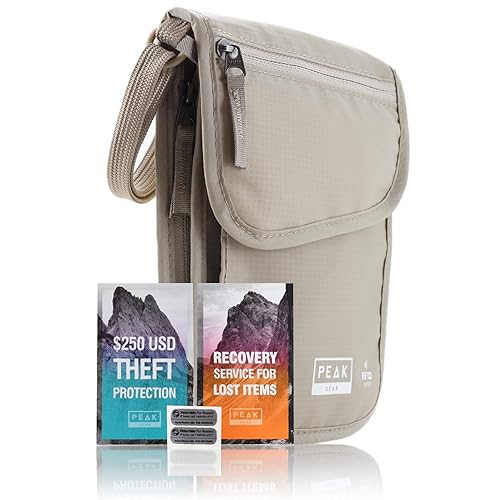 Peak Gear RFID Neck Wallet - The Original Travel Pouch
