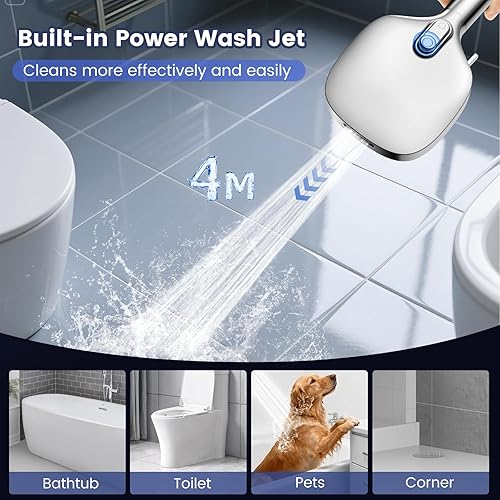 Miniatura 5 de Cabezal de ducha filtrado con portátil, cabezal de ducha de alta presión con 7 pulverizadores con filtros, cabezales de ducha desmontables, filtros