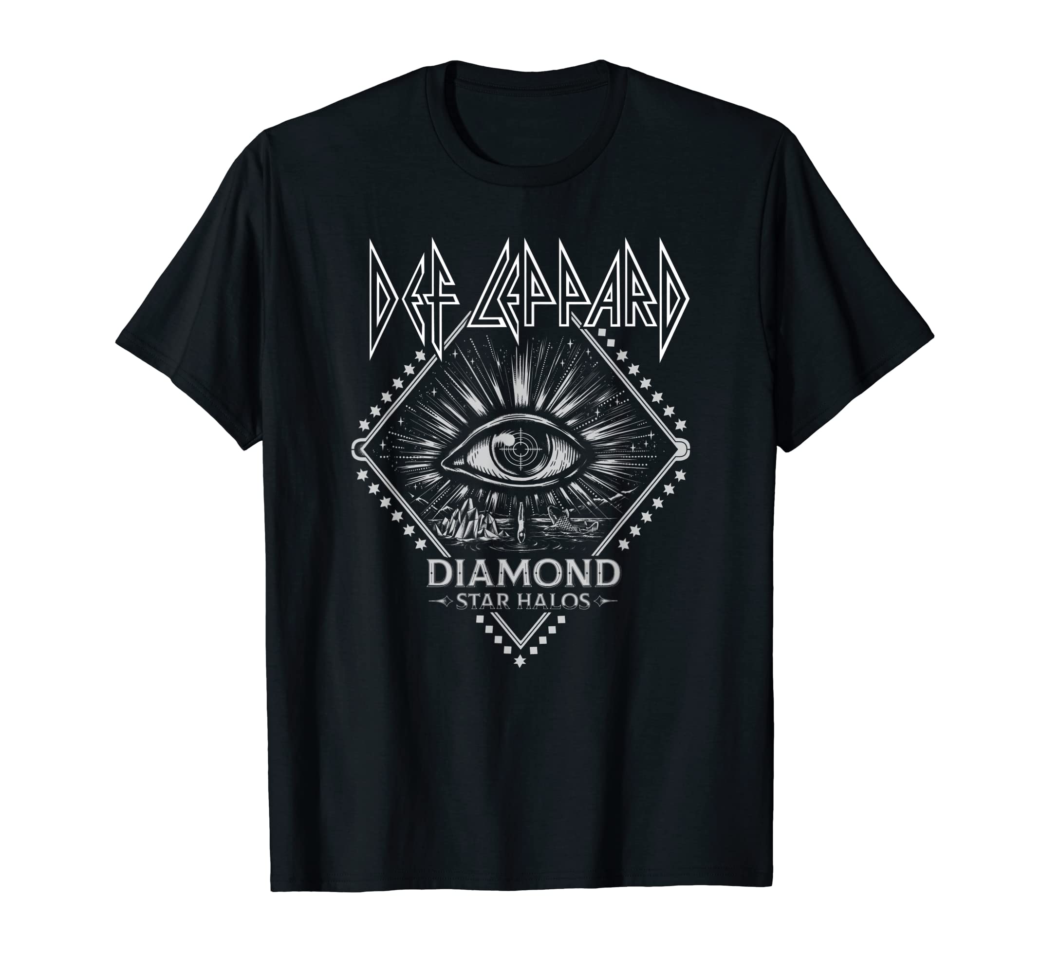 Def LeppardBlack Diamond T-Shirt - Men's SmallOEKO-TEX STANDARD 100