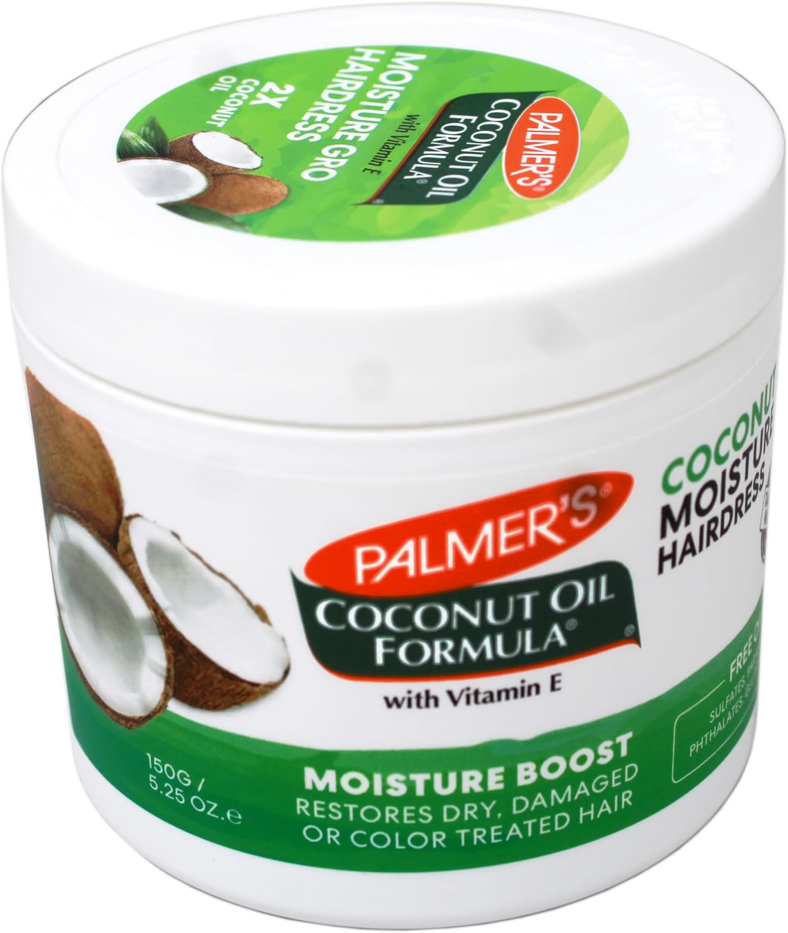 Coconut Oil Moisture Gro Hairdress 150 g