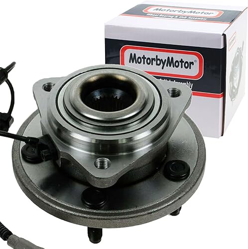 MotorbyMotor 513234 Conjunto de cojinete de rueda delantera y cubo para Jeep Grand Cherokee 2005-2010, Jeep Commander 2006-2010 Conjunto de