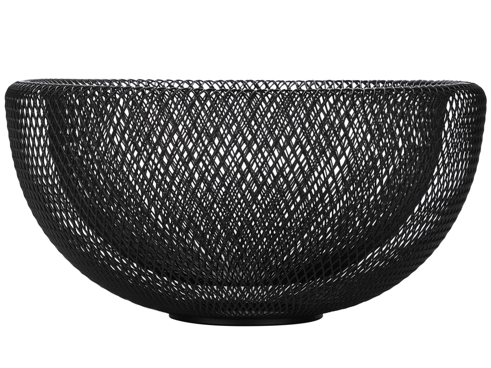 Photo 1 of ***SAME DESIGN DIFFERENT COLOR***IBWell Metal Wire Woven Fruit Storage Bowl Basket for Kitchen, Large Black Mesh Fruit Stand, for Apple, Pineapple, Banana, Orange, Lemon, Pear, Strawberry, Watermelon (Gold, Large)