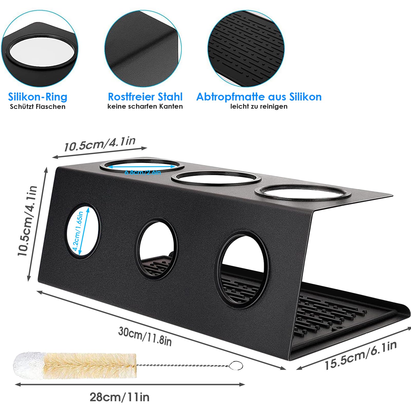 Porte-bouteilles Pour SodaStream, égouttoir à Bouteilles