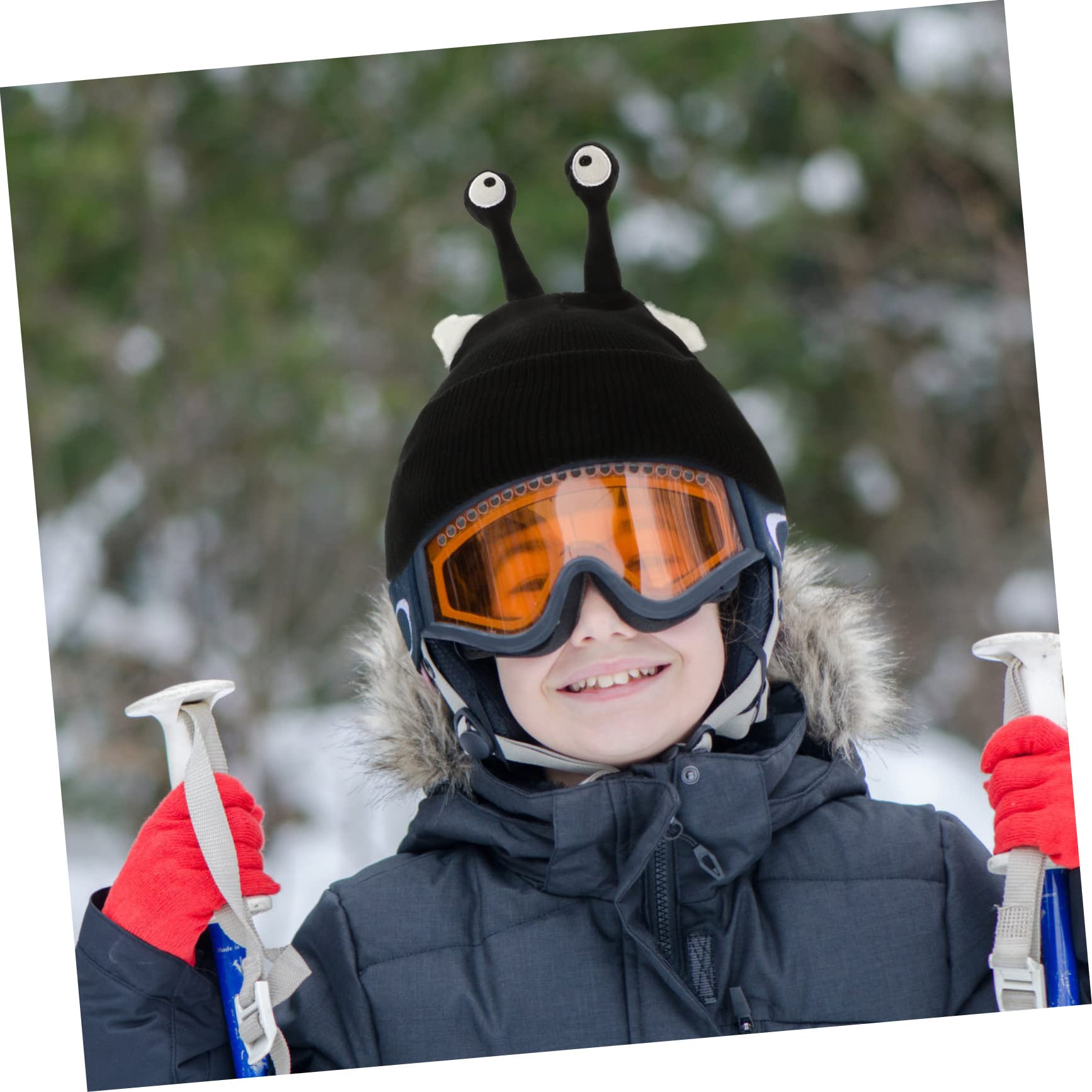 BESTonZON Housse De Casque Ski Adulte Hommes Enfants Couvre-Casque Isolé Couverture De Snoyablaghing Housse De Protection Casque Fournitures De Sports De Neige Accessoires De Vélo à Vélo Fil