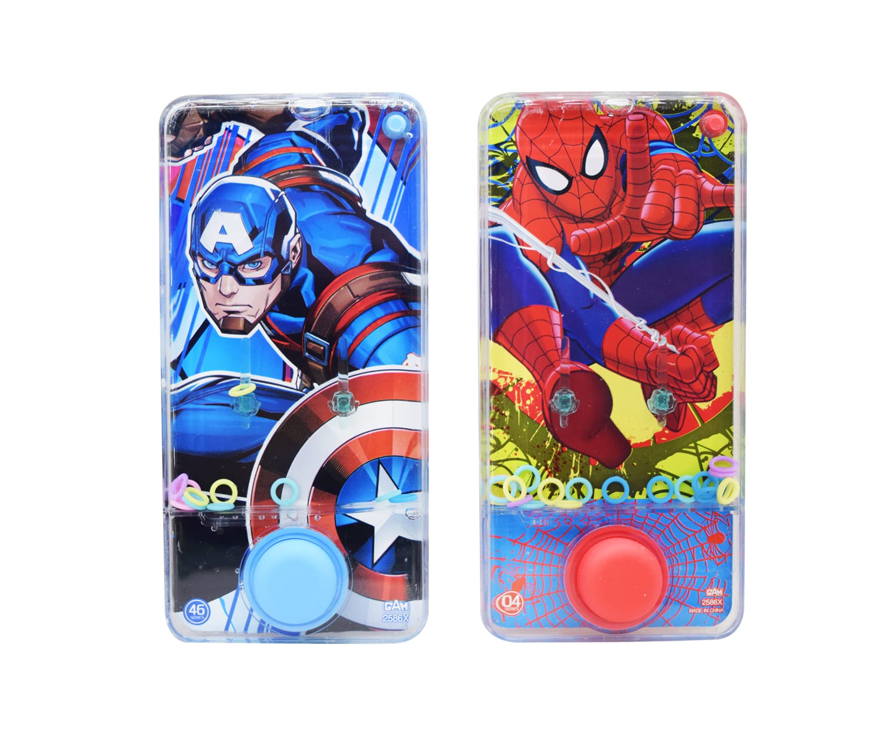 Asera Avengers Kids Console Handheld Water Ring Toss Water Game Toy for Birthday Return Gifts (Pack of 2) (B09T97464L) Amazon Price History, Amazon Price Tracker