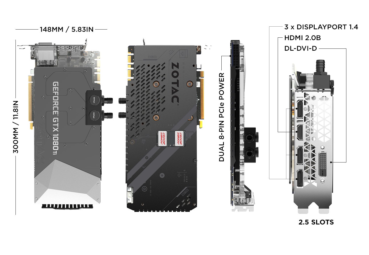 Amazon.com: ZOTAC GeForce GTX 1080 Ti ArcticStorm 11GB