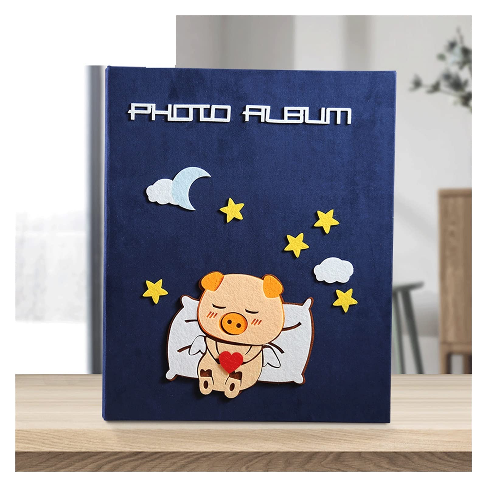 Fotoalbum DIY. Dinosaurier dreidimensionales Bild Baby Wachstumalbum Gedenkalbum Paste familiäre Version dickes und exquisites handgemachtes Album mit großem Kapazität Fotobuch ( Color : 02 , Size : M