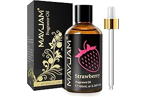 Invigorating Strawberry Fields: 100ML/3.38FL.OZ Strawberry Essential Oil for Serene Ambiance