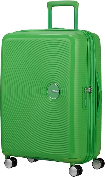 American Tourister Soundbox - Maleta Mediana Rígida, 67 cm - Trolley con 4 Ruedas, Cerradura TSA, Expandible y Ligera, 71.5/81L, (Grass Green) - 1