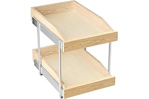 LOVMOR 2 Tier Slide Out Cabinet Drawers