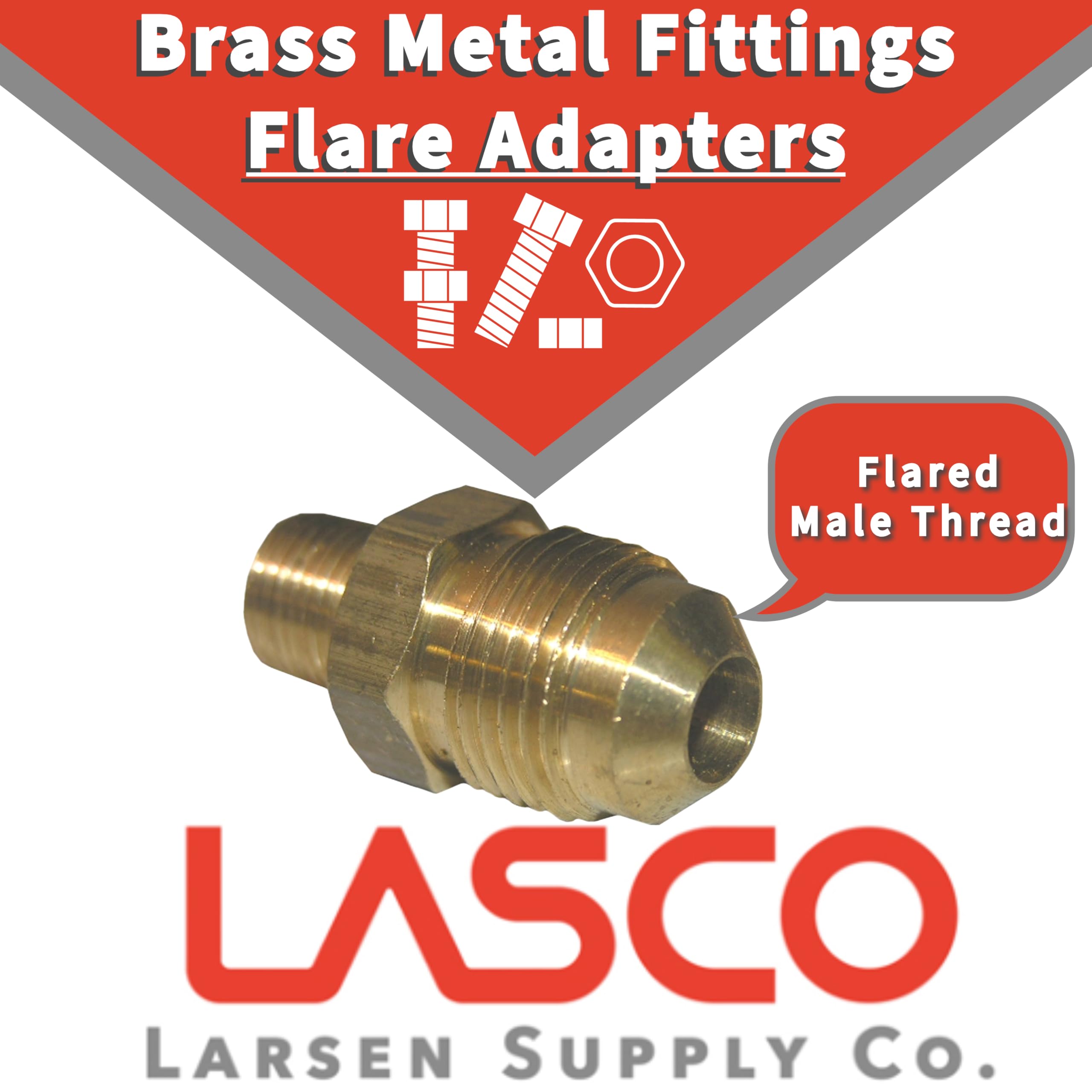 Amazon.com: LASCO 17-4833 3/8-Inch Flare by 1/2-Inch Male Pipe