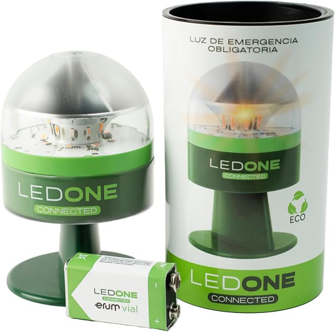 LEDONE Baliza V16 Homologada DGT con Geolocalizador y eSIM