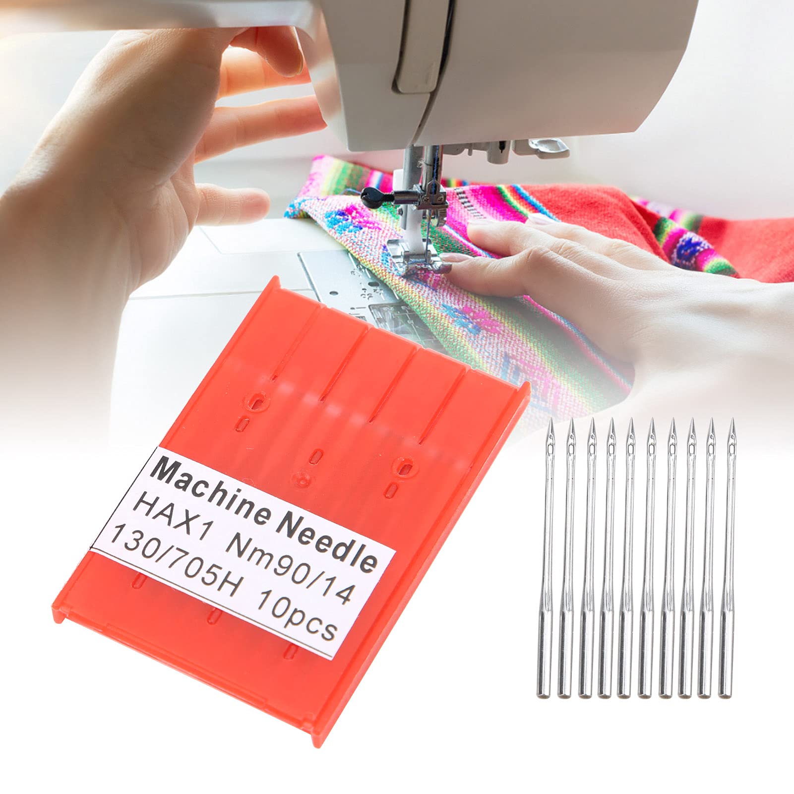 Kit Cucito Lot 30 Aiguilles Machine à Coudre - Tailles 65/9 à 110/18, Boîte De Rangement - Universelle Singer/Brother Aiguille Machine A Coudre Brother