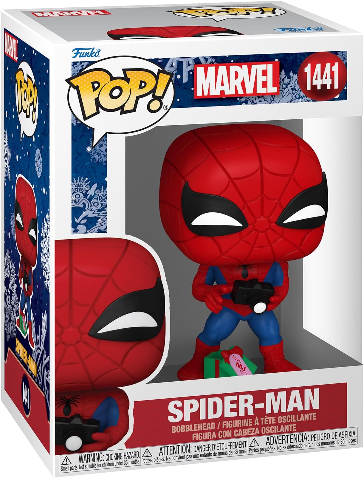 POP! Marvel: Spiderman with Open Gift - Spider-Man - Marvel Comics - Collectable Vinyl Figure - Gift Idea - Official Merchandise - for Kids & Adults - Comic Books Fans