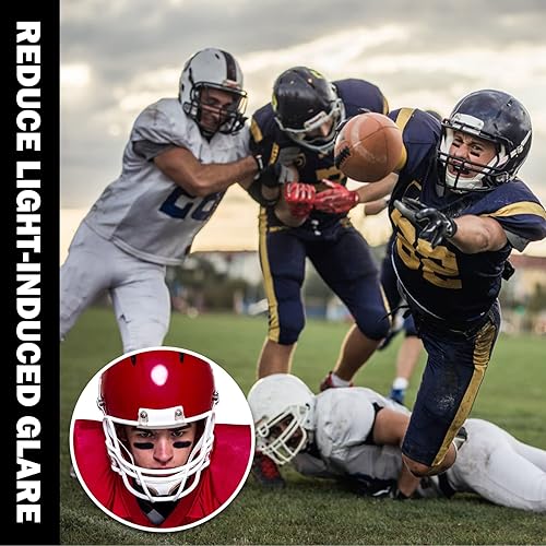 Miniatura 4 de CAHIUYOA Eye Black Stick para deportes, profesional Eyeblack Deportes Fútbol, Béisbol, Softbol, Sombras de Ojos Negros para la Cara y Cuerpo Pintura