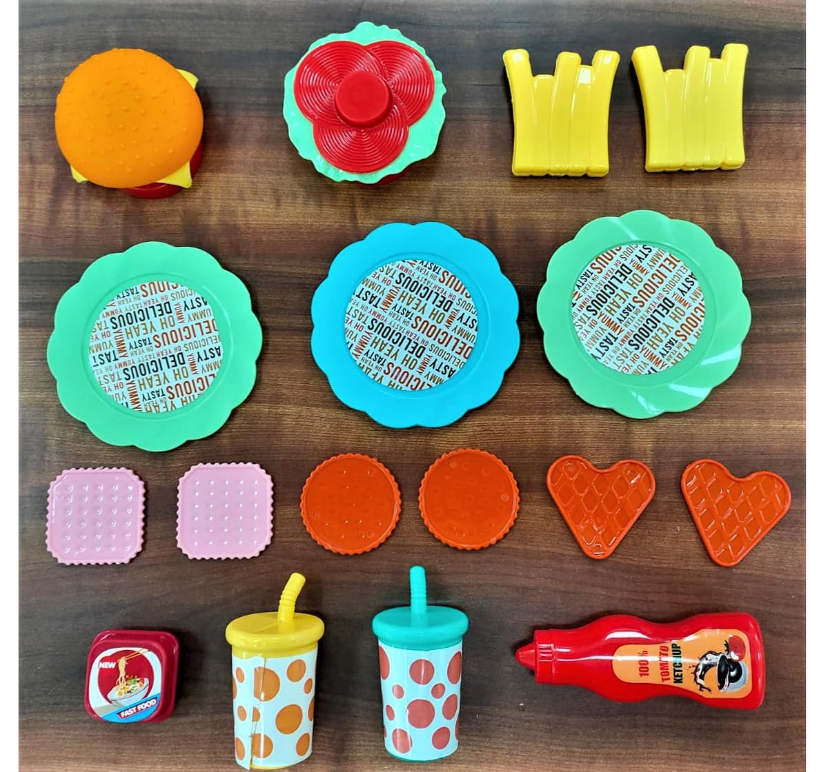 Kingdom Of Play Burger Set Multicolour 3Y+ 2